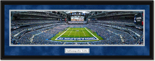 Indianapolis Colts End Zone - Lucas Oil Stadium - Framed Print
