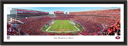 San Francisco 49ers End Zone - Levi's Stadium - Framed Print