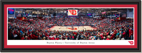 Dayton Flyers Basketball - University of Dayton Arena - Framed Print