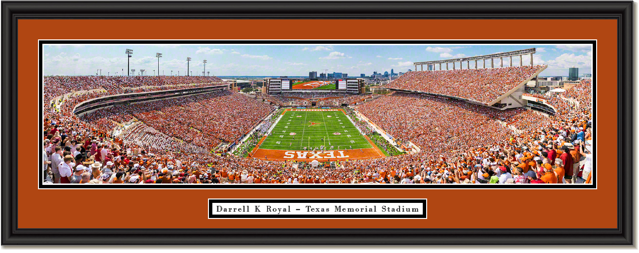 Texas Longhorns 2024 Season End Zone DKR Texas Memorial Stadium