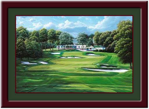 18th Hole Oakmont Golf Course Art Print