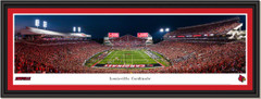 Louisville Cardinals End Zone At Cardinal Stadium - Framed Print
