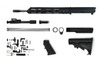 .300 Blackout AR 15 Rifle Kit - 16" Stainless and Black Nitride Fluted Heavy Barrel, 1:8 Twist Rate with 12" M-Lok Handguard, Side-Charged