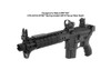 UTG® ACCU-SYNC® Spring-Loaded AR15 Flip-up Front Sight & Rear Sight-3