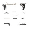 Glock® 17 Compatible Pistol Build Kit - Ported & Vented RMR Cut Slide w/ Sights + Threaded Barrel
