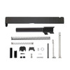 Complete Slide Kit - Rear Serrated Glock® 17 Compatible Slide - Black Cerakote