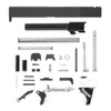 Glock® 17 Compatible Pistol Build Kit - Rear Serrated Slide - Black Cerakote