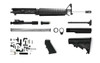5.56 AR 15 Rifle Kit - 16" Stainless Barrel (Fixed Front Sight), 1:7 Twist Rate