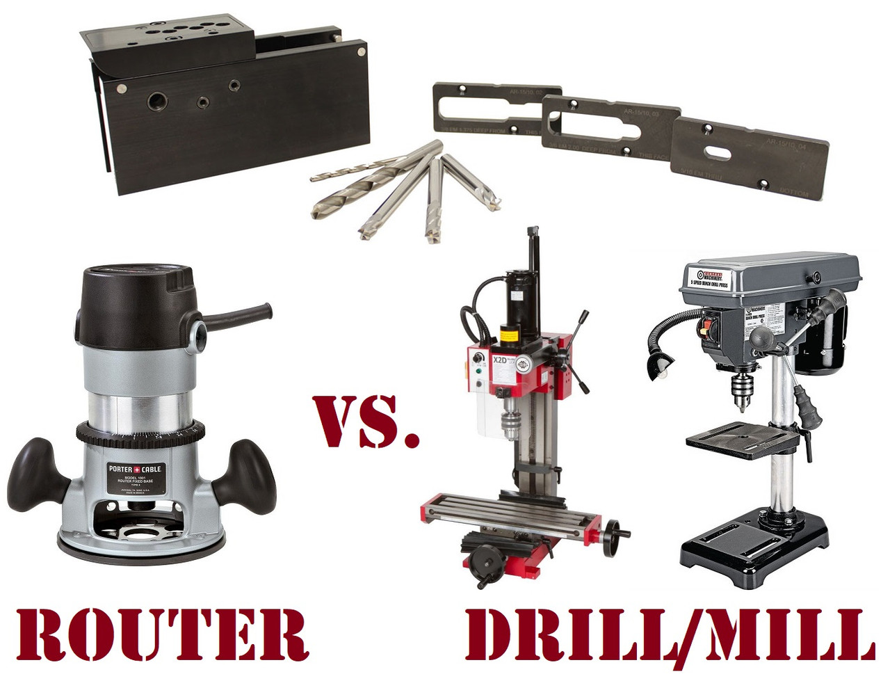 What 80 Lower Jig Type is Best? Drill Press/Mill vs. Router Gun