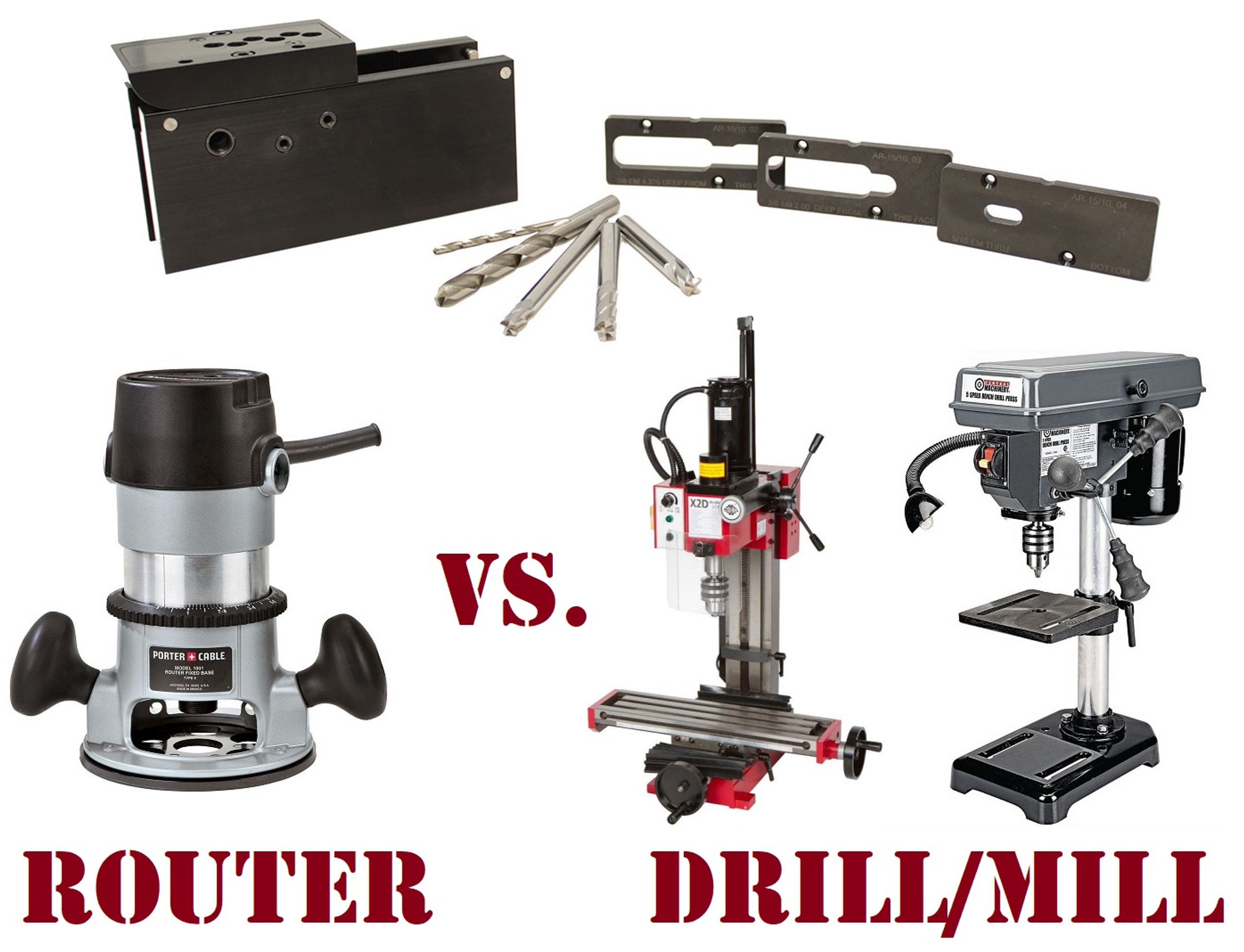 What 80 Lower Jig Type is Best? Drill Press/Mill vs. Router Gun