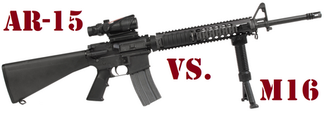 AR-15 vs. M16: What's the Difference?