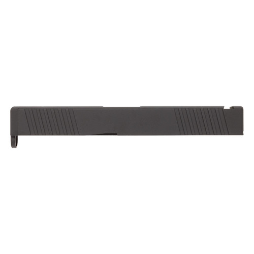 Glock® 19 Compatible Front & Rear Serrated Slide left side view