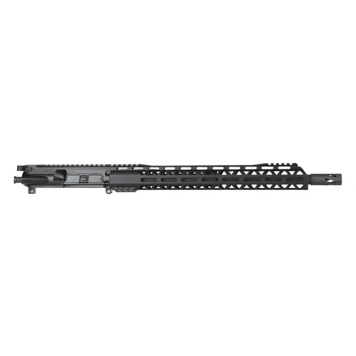 .223 Wylde AR 15 Upper Assembly  - 16" Parkerized Barrel, 1:8 Twist with 15" MLOK Handguard