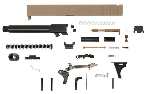 Glock® 17 Compatible Pistol Build Kit w/ FDE Rear Serrated Slide 3 Glock® 17 Compatible Pistol Build Kit w/ FDE Rear Serrated Slide 3