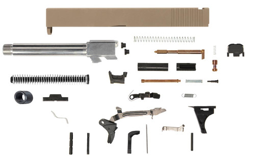 Glock® 17 Compatible Pistol Build Kit w/ FDE Rear Serrated Slide 4 Glock® 17 Compatible Pistol Build Kit w/ FDE Rear Serrated Slide 4