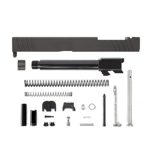 Glock® 17 Compatible Complete Slide Kit - RMR Optic Cut Slide - Black Cerakote