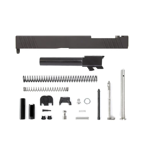 Glock® 19 Compatible Complete Slide Kit - RMR Optic Cut Slide - Black Cerakote