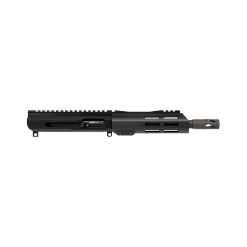 9mm AR 15 Right-Side Charging Bufferless Upper Assembly - 7.5" Parkerized Heavy Barrel, 1:10 Twist Rate with Talon 7” MLOK Split Rail Handguard
