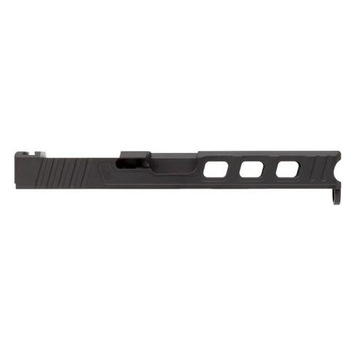 Glock® 17 Compatible Pistol Build Kit - LFA Elite RMR Optic Cut Slide - Black Cerakote