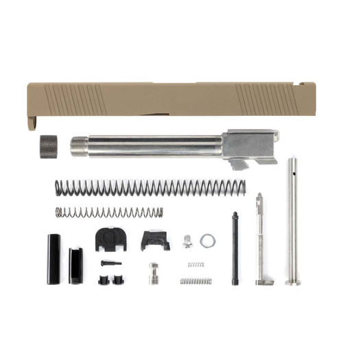 Glock® 17 Compatible Complete Slide (FDE) w/ Front & Rear Serrations