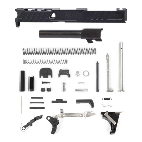 Glock® 19 Compatible Pistol Build Kit w/ Black Raptor RMR Cut Slide