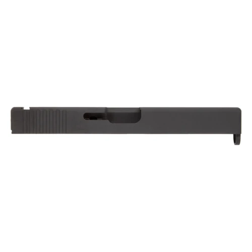 Rear Serrated Glock® 17 Compatible Slide - Black Cerakote
