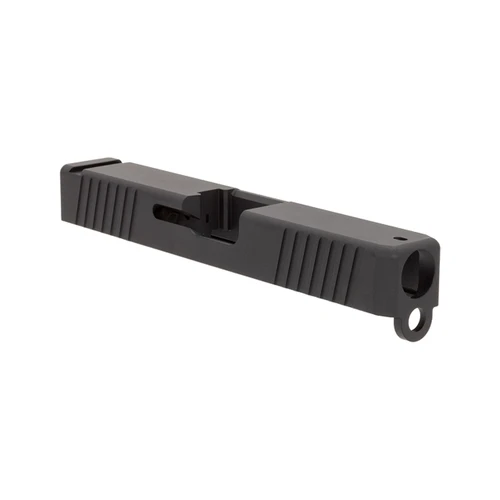 Front & Rear Serrated Glock® 19 Compatible Slide - Black Cerakote