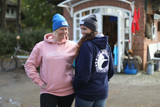 Hiddensee Hoodie Rosa Welle (unisex)