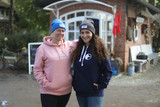 Hiddensee Hoodie Rosa Welle (unisex)