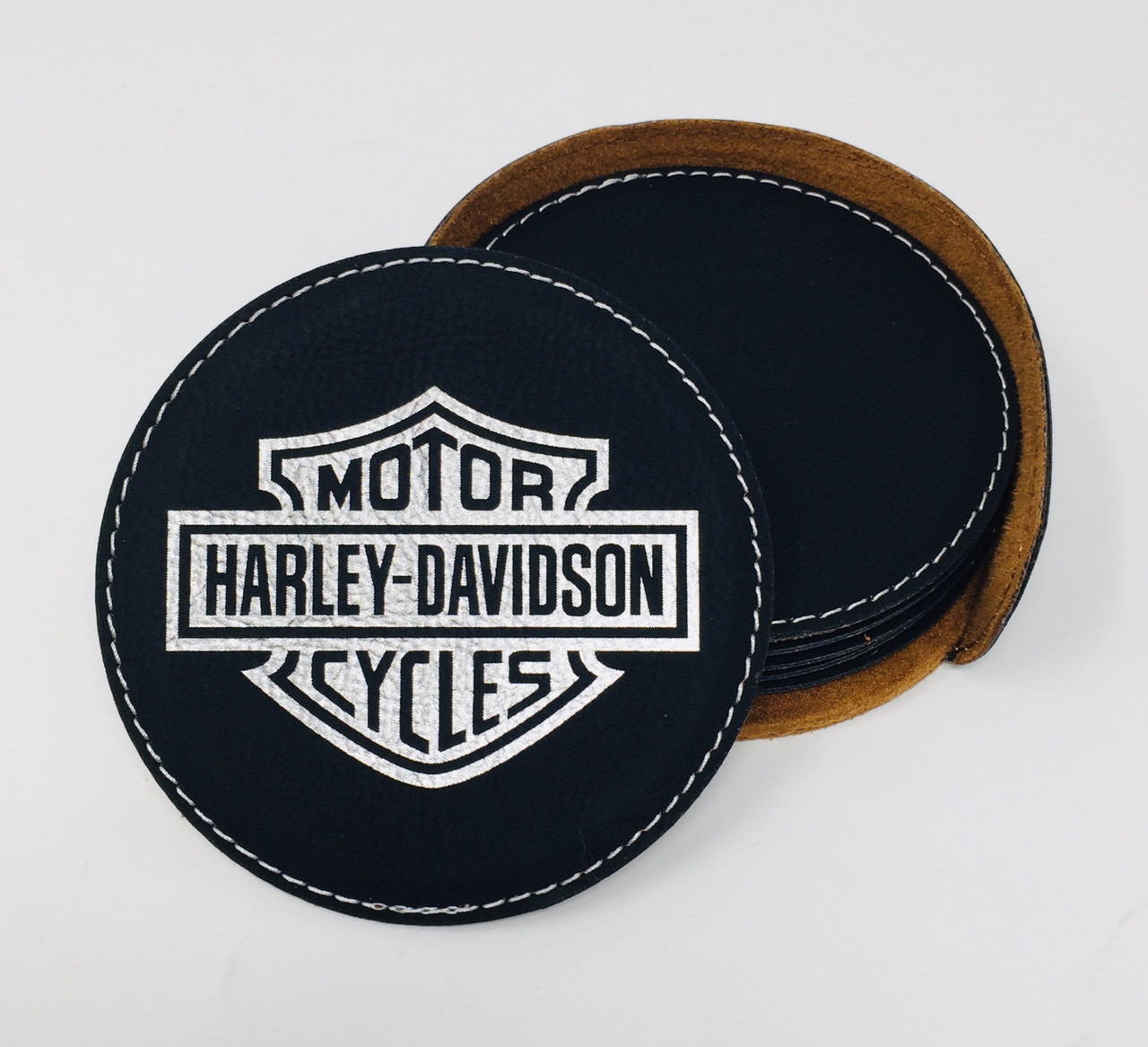 Harley davidson coaster set deals
