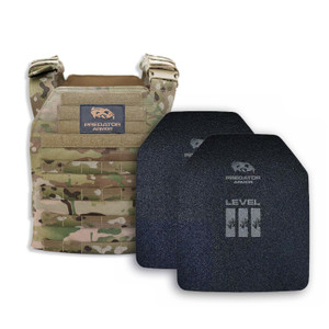 Level III Polyethylene (lightweight) Plate Carrier Package - Multi-cam Level III Polyethylene (lightweight) Plate Carrier Package - Multi-cam