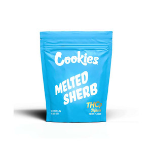 Cookies Melted Sherbert THCp Flower 3.5g – dense, frosty cannabis buds with musky fruit roll-up aroma and sweet and tart candy flavor Cookies Melted Sherbert THCp Flower 3.5g – dense, frosty cannabis buds with musky fruit roll-up aroma and sweet and tart candy flavor