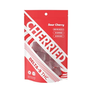 Delta 9 THC Gummies 200mg by The420King available in Wild Cherry and Sour Cherry flavors – premium hemp-derived Delta 9 edible gummies with 20mg THC per gummy, lab tested and federally legal