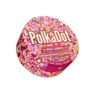 PolkaDot Mushroom Gummies Dragonfruit Lemonade – tropical dragonfruit lemonade mushroom gummy for psychedelic trip sessions