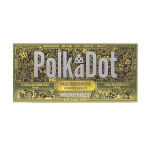 Polkadot Dubai Chocolate Mushroom Chocolate Bar at the King
