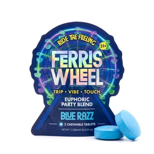 Ferris Wheel Blue Razz Party Tablets 2-Pack by The King