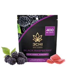 3CHI Black Raspberry Delta 8 THC Gummies