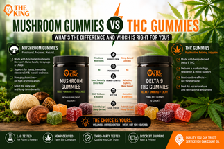 Mushroom Gummies vs THC Gummies: What's the Difference and Which Is Right for You?