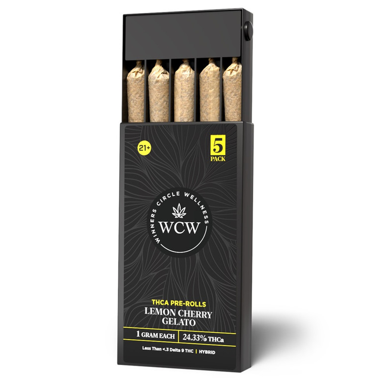 Introducing our  WCW THCa Pre-Rolls 5g Box Set – a symphony of cannabis perfection.