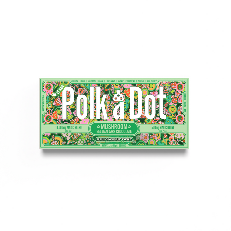 Polkadot Mushroom Chocolate Bar