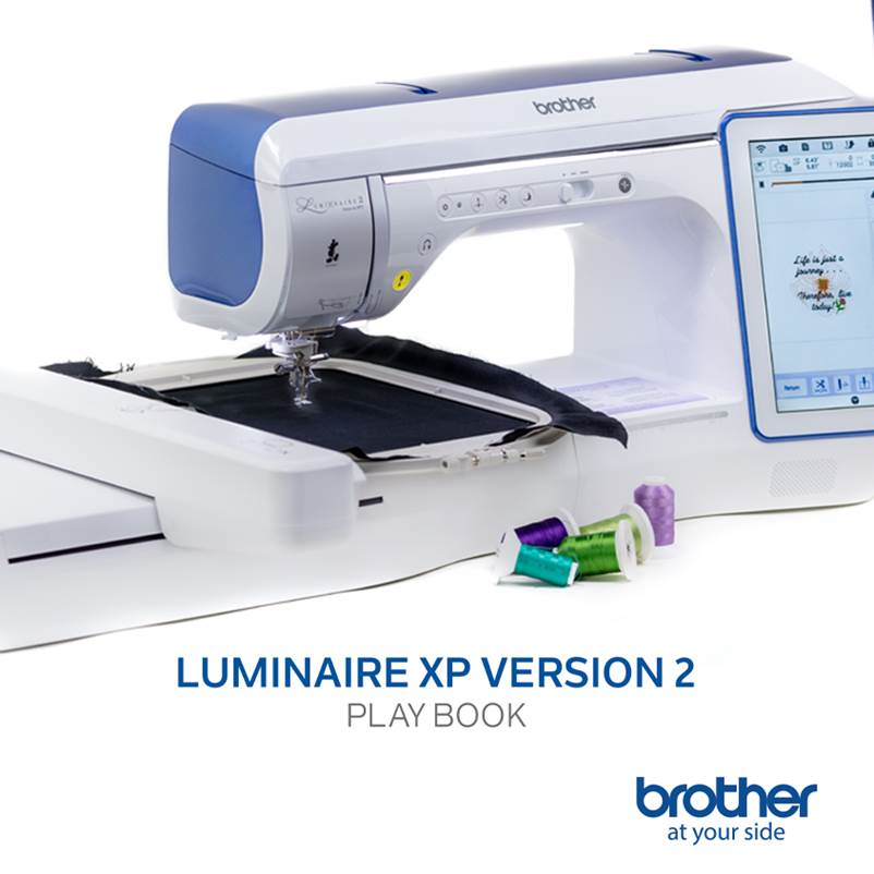 Playbook SAXP3BOOK Brother Pour Machine à Coudre Luminaire XP2 Et Mises à Jour XP3 - Neuf, Jamais Utilisé