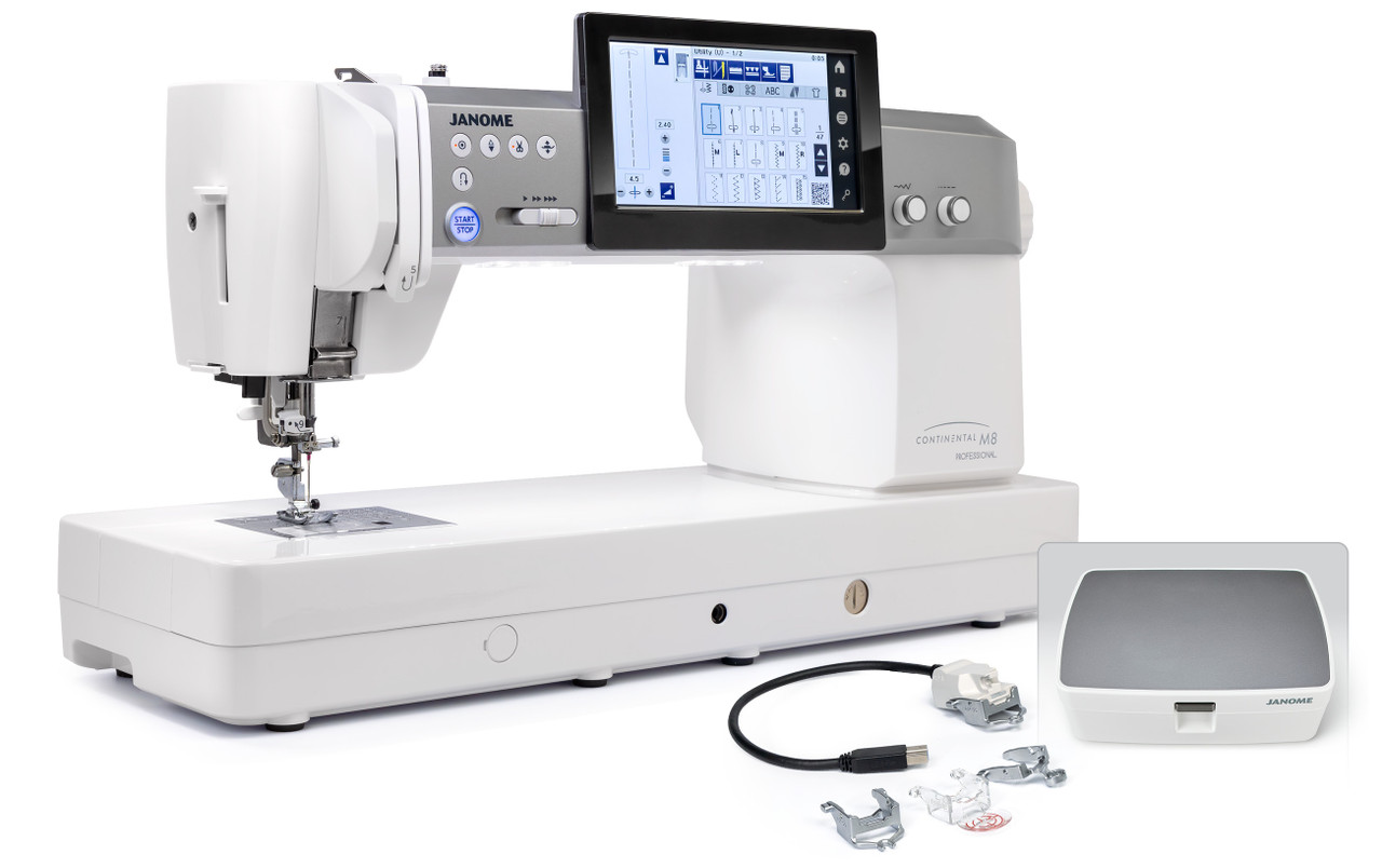 Janome Continental M8 Professional Sewing Machine - Red Deer