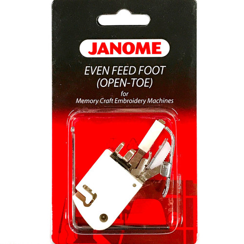 Janome Even Feed Foot with Quilting Guide (Open Toe, High Shank), 7mm