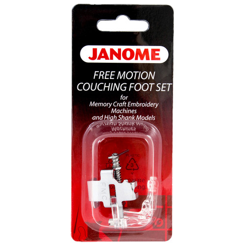 Janome Free Motion Couching Foot Set, MC & 9mm