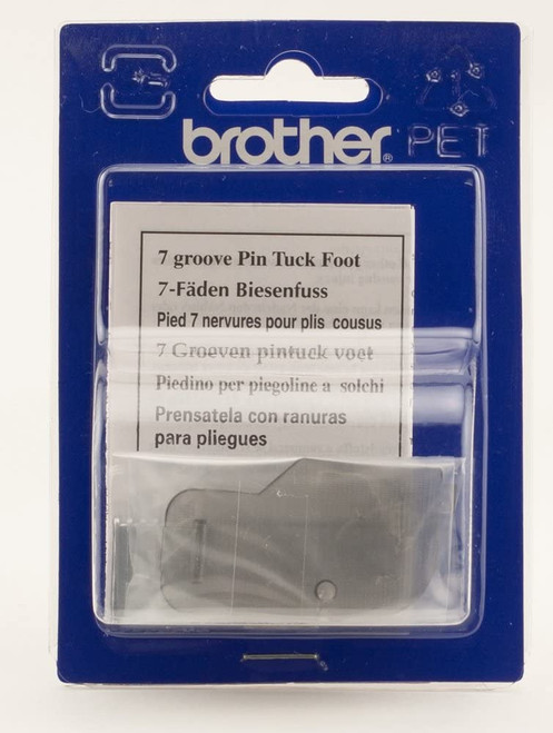 Brother 7-Groove Pin Tuck Foot, 7mm