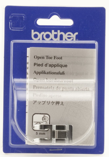 Brother Open Toe Metal Foot, 5mm