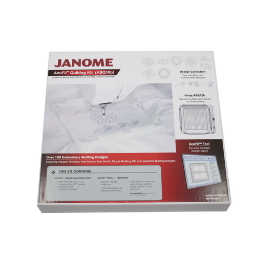 Janome AcuFil Quilting Hoop Kit ASQ18B (400E/500E/550E)