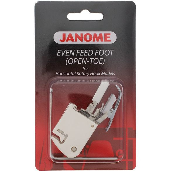 mmmm　1脚目 Janome Even Feed Foot for Horizontal Rotary Hook, 5-7mm (Open Toe