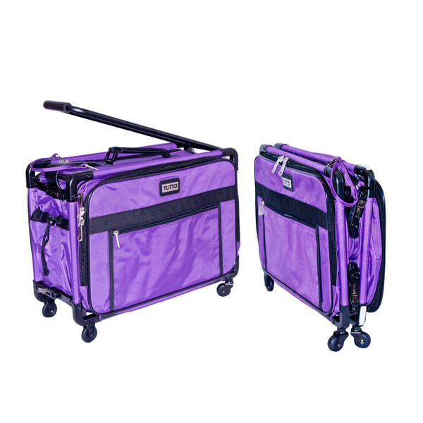 Tutto Craft Bag, On Wheels - Purple Disc