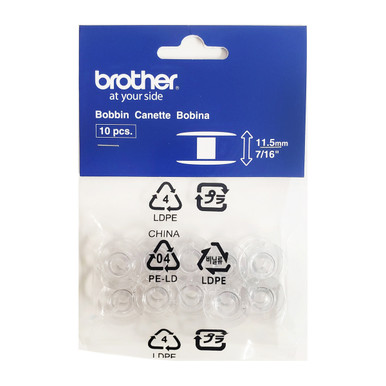 Brother SA156 Top Load Bobbins 11.5mm 7/16 ^ - 012502115601